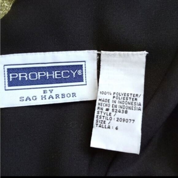 SAG HARBOR BLACK DRESS SZ.6 EUC - Picture 6 of 6